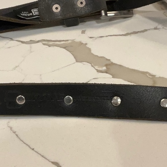 Brave leather belt - size 30 (small) - Picture 3 of 3